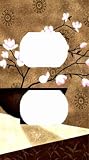 Asian Cherry Blossoms in Bowl Decorative Outlet Cover