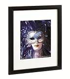 The Photo Album Company PAWFA4B-BLK Black Wood Certificate Frame