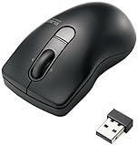 ELECOM レーザーマウス Micro Grast2 Switch POP 3ボタン チルト付 2.4GHz エコボタン搭載 ブラック M-PG3DLBK