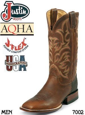 Justin Boots AQHA Remuda Worn 7002