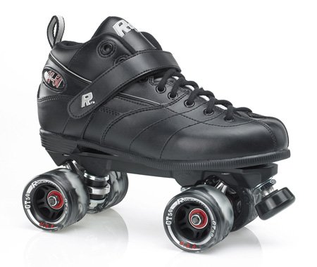 Buy Rock GT50 Sonic Quad Speed Roller Skates Black Sizes 1-13 by Rock MdSports