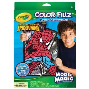 Spider-Man Model Magic Color-Fillz Press & Fill Mosaic Art