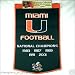 MIAMI HURRICANES FOOTBALL WOOL CHAMPIONSHIP BANNER!