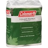 Coleman 2000014861 4-Pack Biodegradable Toilet Paper