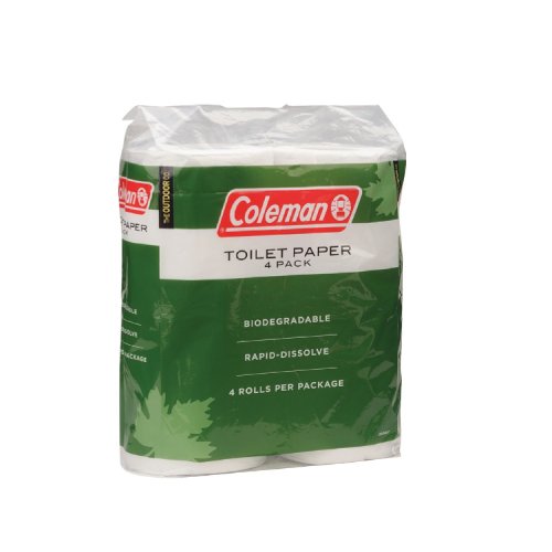 Coleman 2000014861 4-Pack Biodegradable Toilet Paper