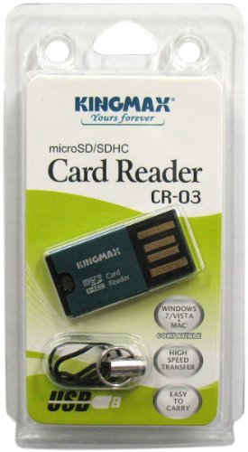 KINGMAX USB接続 超小型カードリーダー microSD/microSDHCに対応 CR-03