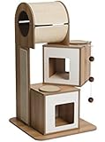 Vesper Cat Furniture, Walnut, V-Tower