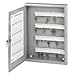 Locking Key Cabinet, 100-Key, Steel, Gray, 16 1/2 x 3 x 22 1/2 (2 Pack)