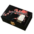 Plum Tree Lacquer Jewelry Box - Black