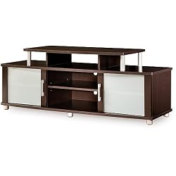 South Shore 4219601 Contemporary City Life TV Stand in Chocolate