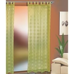 Schlaufenschal "Elena" H�he 245 x 140 cm mit 8 Schlaufen. Neu im Angebot! Farbe: hellgr�n
