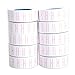 Jtshy 10 Rolls 6000 Pieces of Label Paper for Mx-5500 Price Gun Labeller (1, 17 in)
