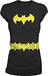 Batgirl Costume Black Juniors T-Shirt Tee, Black