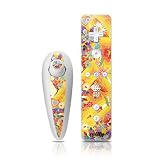 Wall Flower Design Nintendo Wii Nunchuk + Remote Controller Protector Skin Decal Sticker