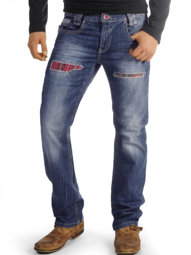 Mishumo Jeans (30-34, blau)