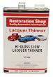 Restoration Shop Acrylic Lacquer Slow High Gloss Thinner