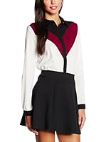 Palmetto Blusa (Crudo / Burdeos)