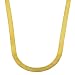 10 Karat Yellow & White Gold Herringbone Necklace