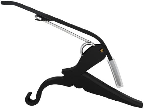 Yodola Guitar Capo Black GC01;For Acoustic And Electric Guitars;Stays In Tune For Long Durations;Portable And Lighweight;High Quality Metal Alloy;Easy Clamp On And Quick Release Action;Fast Change Using One Hand;Best In Guitar Accessories;Great Low Price;Full Money Back Guarantee