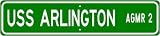 USS ARLINGTON LPD 24 Street Sign - Navy Gift Ship Sailo
