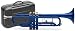 Stagg B Flat Trumpet with ABS Hard case - Blue