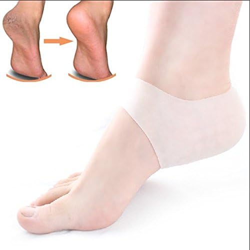 1 Double Silicone Heel Cases Ease the Plantar Heel Pain Tender Skin Sheath Craze