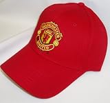 Manchester United F.C. Official Embroidered Cap Red