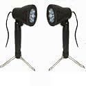 Ex-Pro Photo Professional Mini Day (Natural) Light Set Mini Lighting kit for Photo Tents for White back photography with stands, True Day Light Specific GU10C bulbs included to give clean white daylight. 240v, Mini Light Kit suitable for 30cm, 40cm Tents, Cubes or Desk Top Studio Lighting boxes. Ideal for small part / Product photo's.