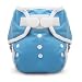 Thirsties Duo Wrap, Ocean Blue, Size One (6-18 lbs)