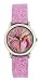 Barbie Pink Dial Analogue With Pink Glitter Strap