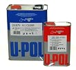 U-Pol (2.1 VOC) Medium Solids Compliant Clear Coat Kit with Standard (85 to 115&ordm;F) Temperature Hardener European Style Clearcoat - Ideal for Overall use