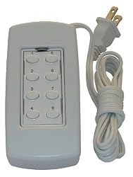 Simply Automated US28OTP-W Custom Series Tabletop Controller with 8-Buttons, White