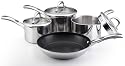 Meyer Select Stainless Steel Cookware Saucepan Set, 3 Piece, Plus Gift with Purchase