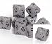 Opaque Polyhedral 16mm Dark Grey/black d10 Dice