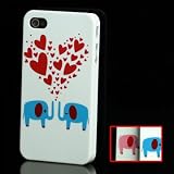 iProtect ORIGINAL RETRO STYLE HIGHCLASS ELEFANTEN KUSS BLAU F�R DAS IPHONE 4von "iprotect"