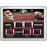 Georgia Bulldogs Clock - 14''x19'' Scoreboard