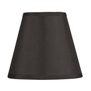 Hardback Clip Chandelier Shade in Black by Livex Lighting
