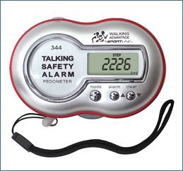HealthPersonalCare: Talking Safety Alarm Pedometer