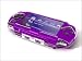 Color Soft Plastic Crystal Case for PSP 2000 (Purple)
