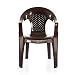 Varmora Medium Back Chair (Cross Nett - Brown) RS.659.00
