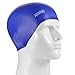 AEGEND Silicone Solid Swim Cap with free Nose Clip and Ear Plugs for Adult Women Men Youth