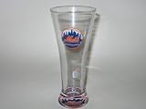 NEW YORK METS 12 oz. Flared Logo Bottoms Up PILSNER BEER GLASS