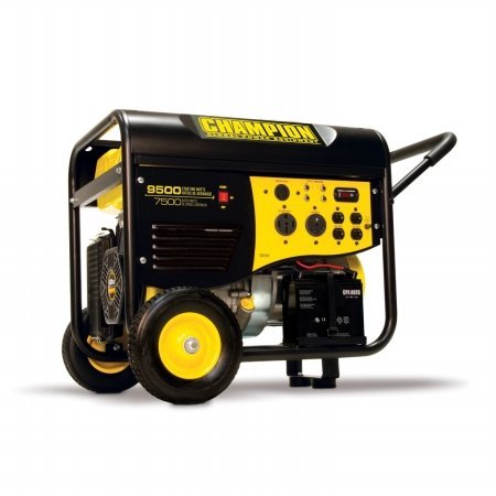 Champion Power Equipment 41534 9500 Watt Portable Generator 439ccOHV Engine 50 Amps RV Ready Electric Start