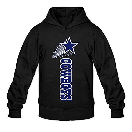AK79 Men's Hooded Sweatshirt Dallas Logo Cowboys Size XL Black
