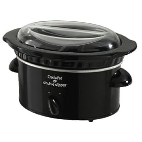 Rival Double Dipper Crock Pot by Rival
