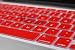 IVEA Keyboard Silicone Cover Skin for New Aluminum Unibody Macbook Pro 13" 15" 17" -FIT ALL (RED) image 3