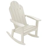 Lifestyle Adirondack Rocking Chair - White