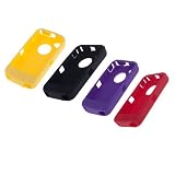 Buy Here Click Here Oem Otterbox Defender Case; 4 Silicone Color Covers Compatible 4g, 4g (Red, Black, Purple, Yellow)