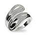 Modern Style Sterling Silver Spoon Ring