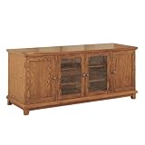 Powell Antique Oak 66-Inch W Video Console
